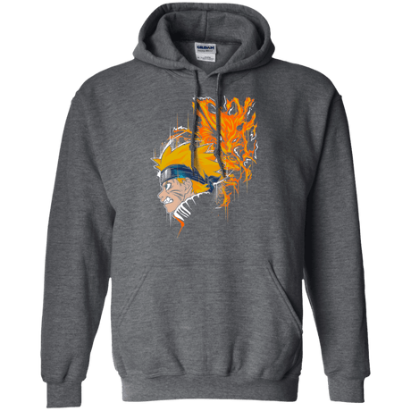 Sweatshirts Dark Heather / S Demon Fox Pullover Hoodie