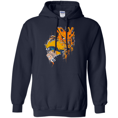 Sweatshirts Navy / S Demon Fox Pullover Hoodie