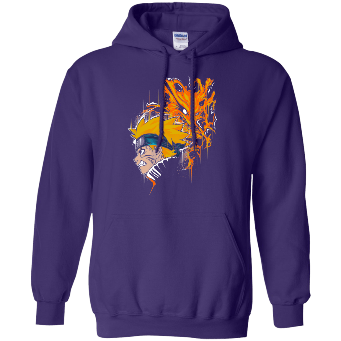 Sweatshirts Purple / S Demon Fox Pullover Hoodie