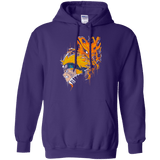 Sweatshirts Purple / S Demon Fox Pullover Hoodie
