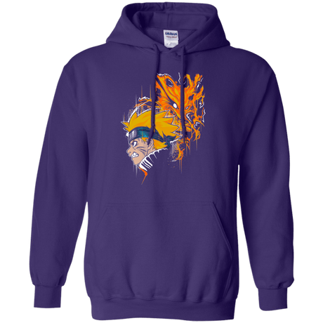 Sweatshirts Purple / S Demon Fox Pullover Hoodie