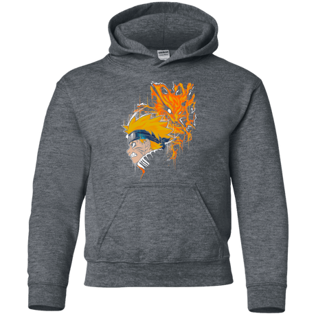 Sweatshirts Dark Heather / YS Demon Fox Youth Hoodie