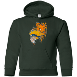 Sweatshirts Forest Green / YS Demon Fox Youth Hoodie
