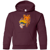 Sweatshirts Maroon / YS Demon Fox Youth Hoodie