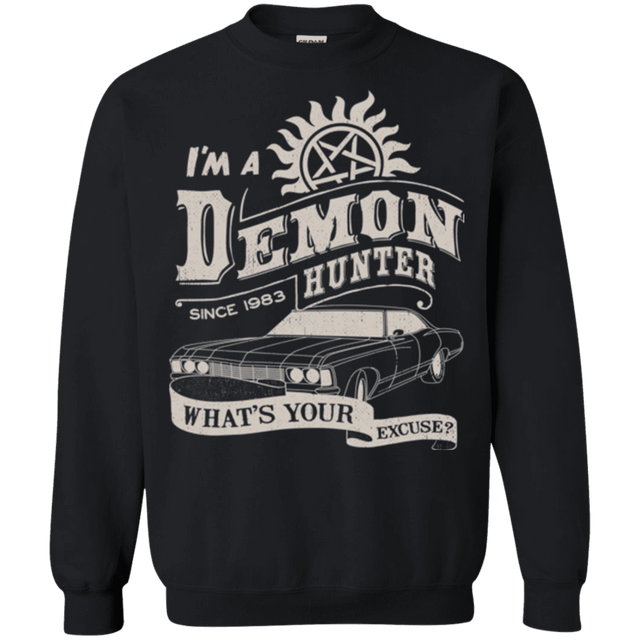 Sweatshirts Black / Small Demon Hunter (1) Crewneck Sweatshirt