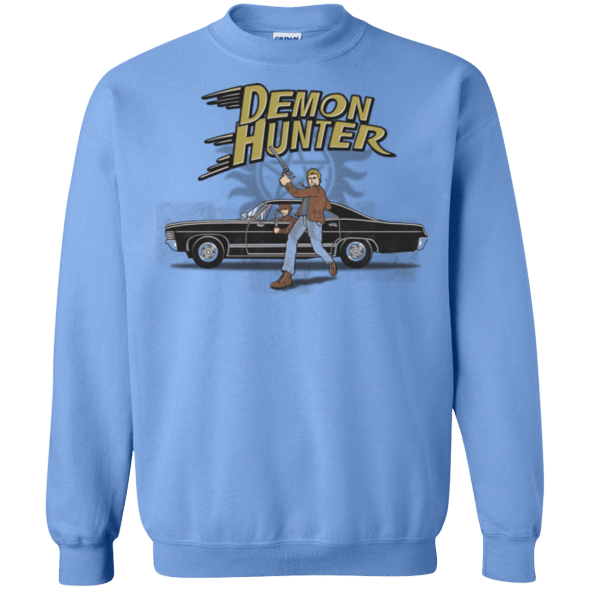 Sweatshirts Carolina Blue / Small Demon Hunter Crewneck Sweatshirt