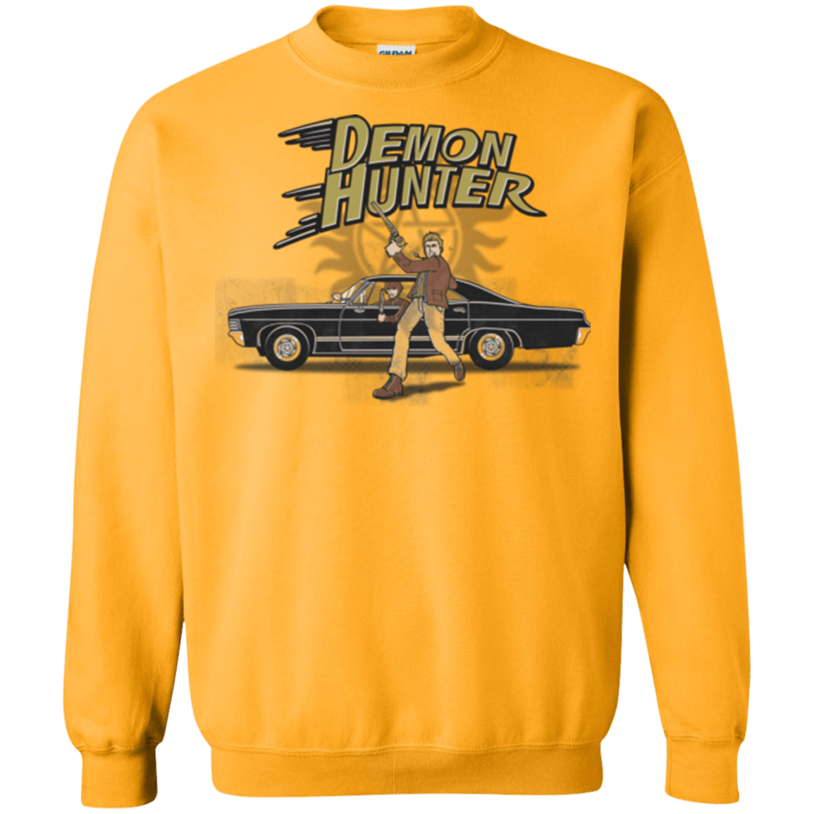 Sweatshirts Gold / Small Demon Hunter Crewneck Sweatshirt