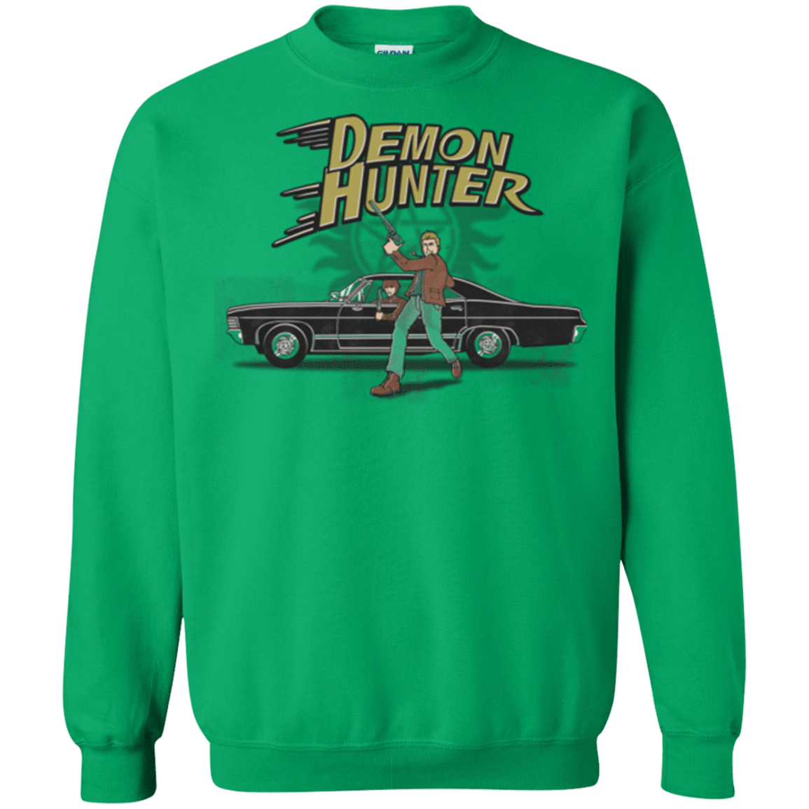 Sweatshirts Irish Green / Small Demon Hunter Crewneck Sweatshirt