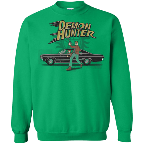 Sweatshirts Irish Green / Small Demon Hunter Crewneck Sweatshirt
