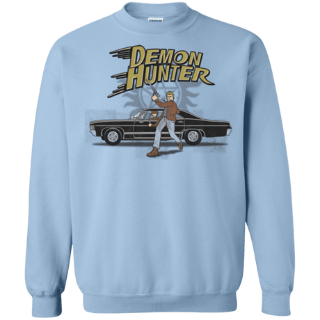 Sweatshirts Light Blue / Small Demon Hunter Crewneck Sweatshirt