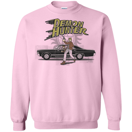 Sweatshirts Light Pink / Small Demon Hunter Crewneck Sweatshirt