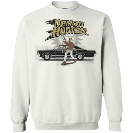 Sweatshirts White / Small Demon Hunter Crewneck Sweatshirt