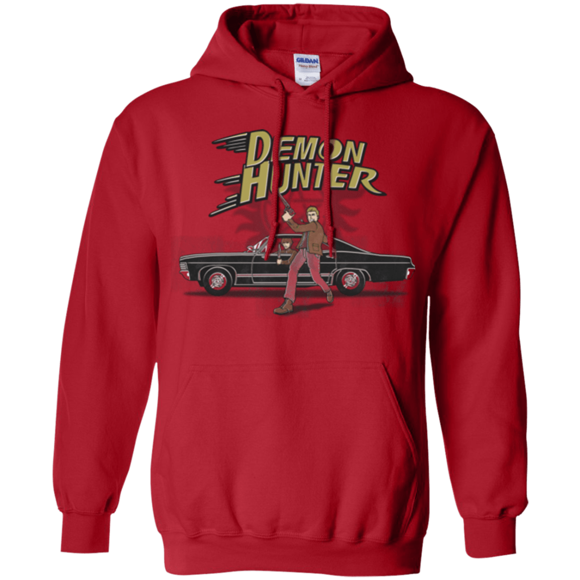 Sweatshirts Red / Small Demon Hunter Pullover Hoodie