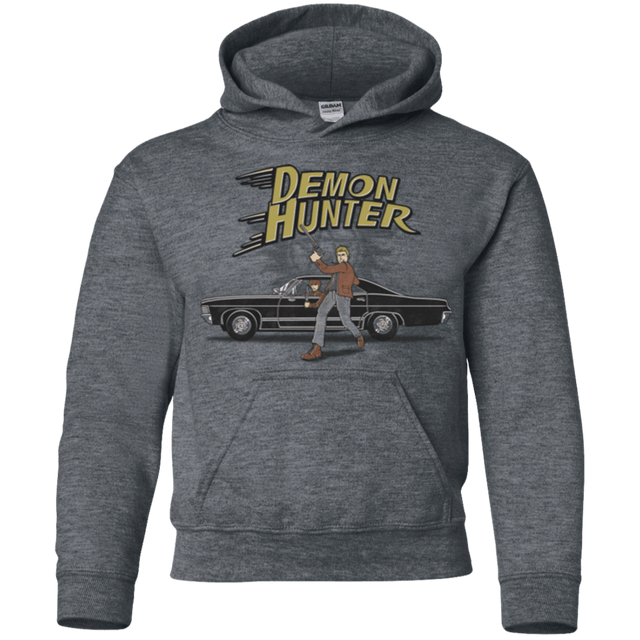 Sweatshirts Dark Heather / YS Demon Hunter Youth Hoodie