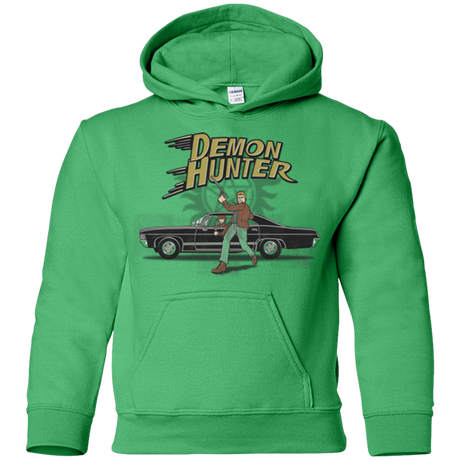 Sweatshirts Irish Green / YS Demon Hunter Youth Hoodie