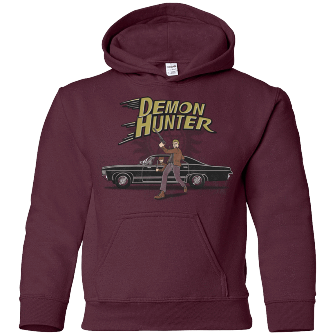 Sweatshirts Maroon / YS Demon Hunter Youth Hoodie