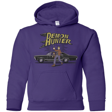 Sweatshirts Purple / YS Demon Hunter Youth Hoodie