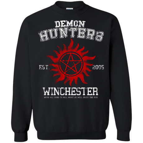 Sweatshirts Black / Small Demon Hunters Crewneck Sweatshirt
