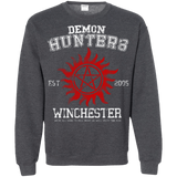 Sweatshirts Dark Heather / Small Demon Hunters Crewneck Sweatshirt