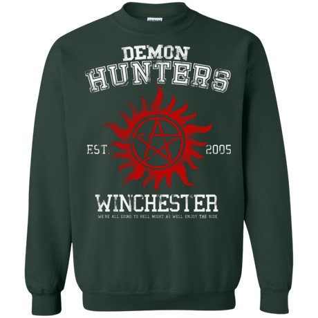 Sweatshirts Forest Green / Small Demon Hunters Crewneck Sweatshirt