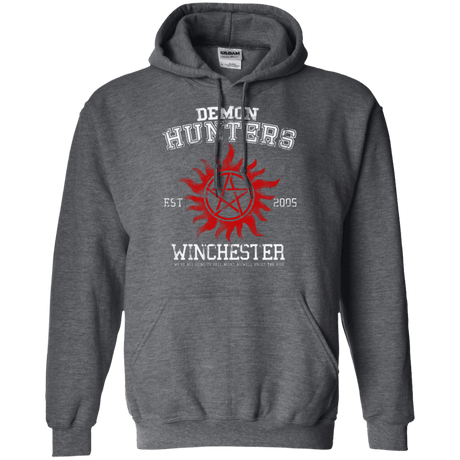 Sweatshirts Dark Heather / Small Demon Hunters Pullover Hoodie