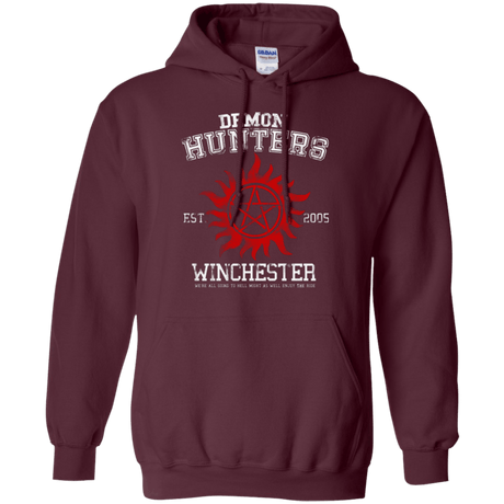 Sweatshirts Maroon / Small Demon Hunters Pullover Hoodie