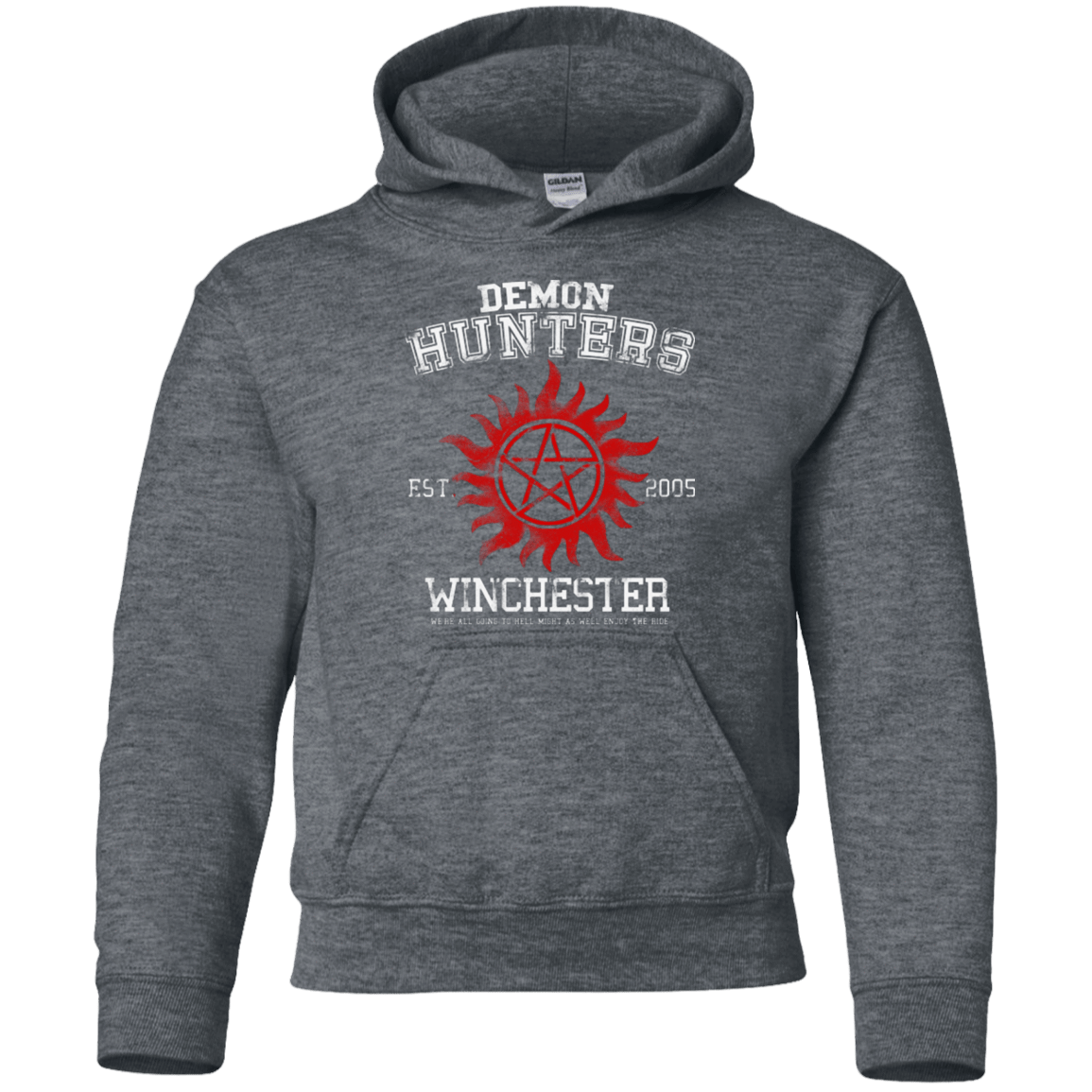 Sweatshirts Dark Heather / YS Demon Hunters Youth Hoodie