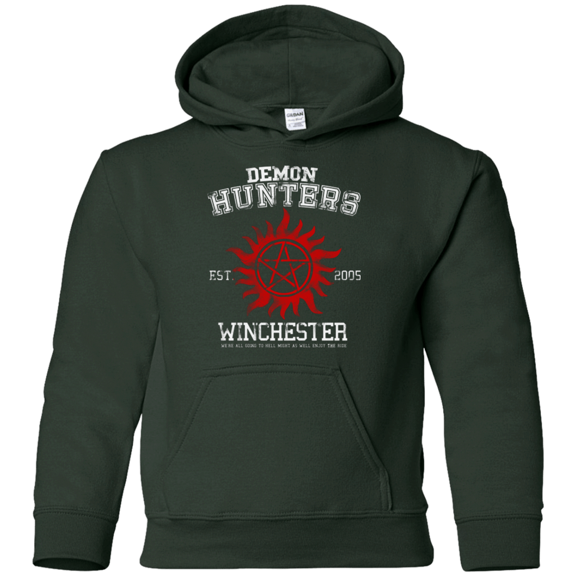 Sweatshirts Forest Green / YS Demon Hunters Youth Hoodie