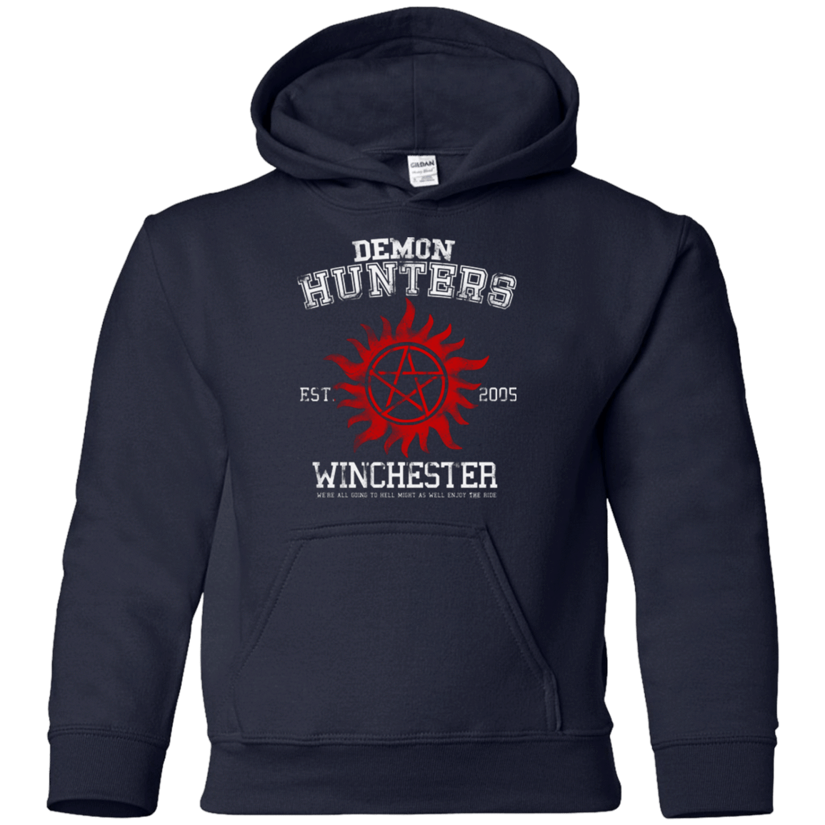 Sweatshirts Navy / YS Demon Hunters Youth Hoodie