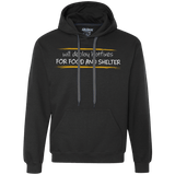 Sweatshirts Black / Small Deploying Hotfixes For Food And Shelter Premium Fleece Hoodie