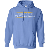 Sweatshirts Carolina Blue / Small Deploying Hotfixes For Food And Shelter Pullover Hoodie