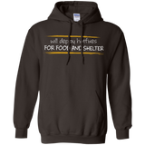Sweatshirts Dark Chocolate / Small Deploying Hotfixes For Food And Shelter Pullover Hoodie