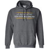 Sweatshirts Dark Heather / Small Deploying Hotfixes For Food And Shelter Pullover Hoodie