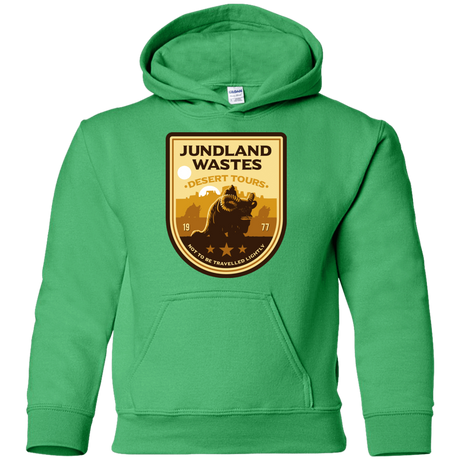Sweatshirts Irish Green / YS Desert Tours Youth Hoodie