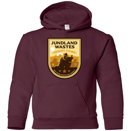 Sweatshirts Maroon / YS Desert Tours Youth Hoodie