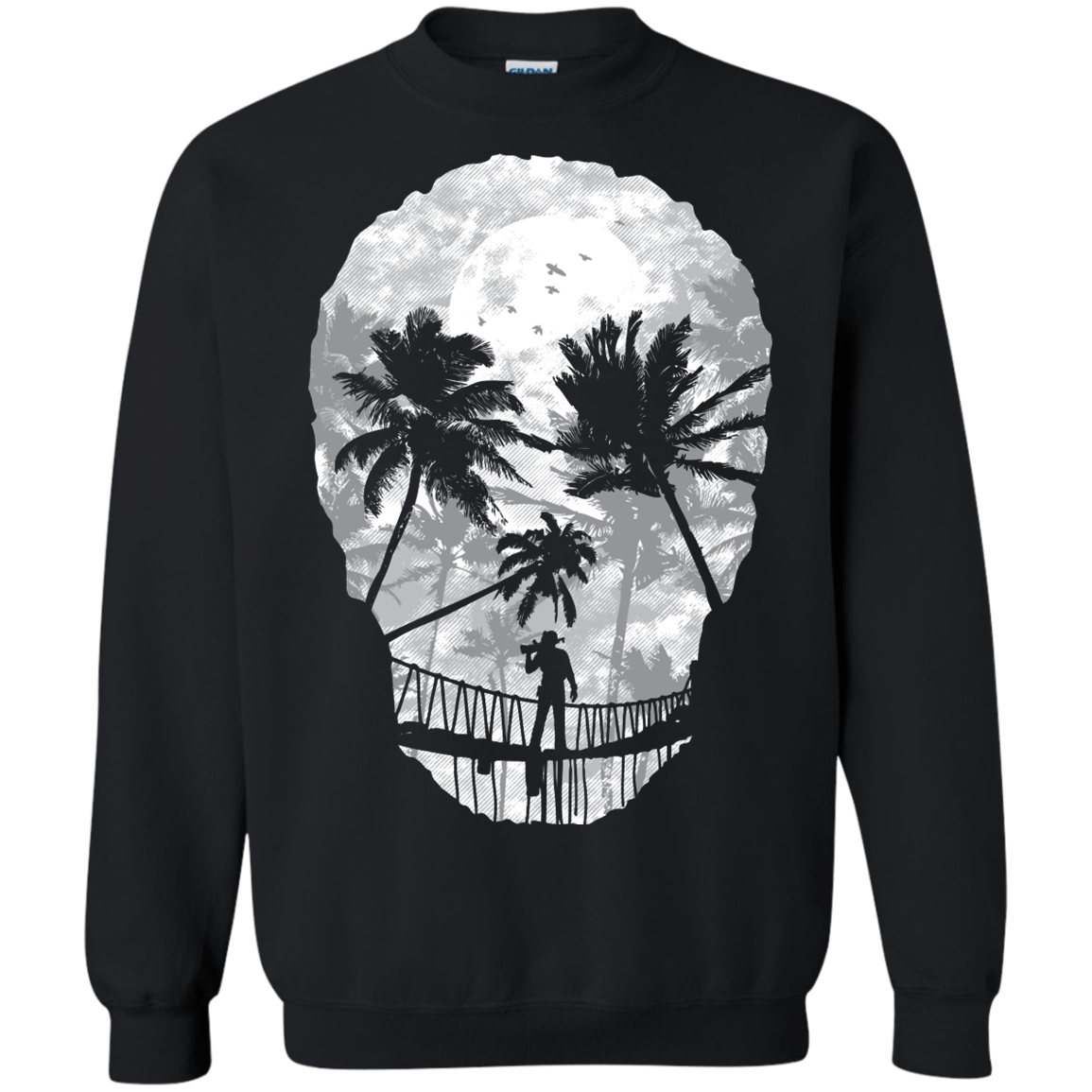 Sweatshirts Black / S Desolate Death Crewneck Sweatshirt
