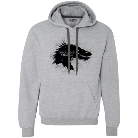 Sweatshirts Sport Grey / Small Desolation is Coming Premium Fleece Hoodie