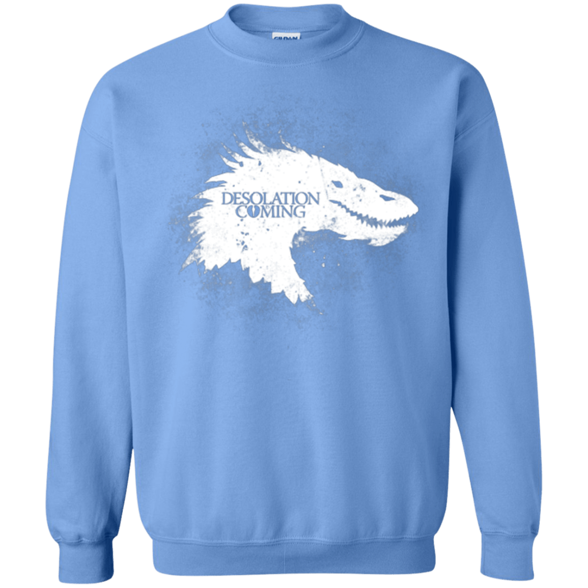 Sweatshirts Carolina Blue / Small Desolation is Coming white Crewneck Sweatshirt