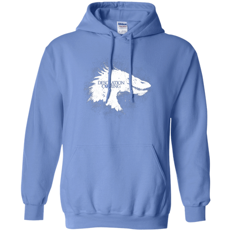 Sweatshirts Carolina Blue / Small Desolation is Coming white Pullover Hoodie