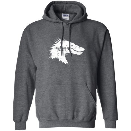 Sweatshirts Dark Heather / Small Desolation is Coming white Pullover Hoodie