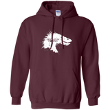 Sweatshirts Maroon / Small Desolation is Coming white Pullover Hoodie