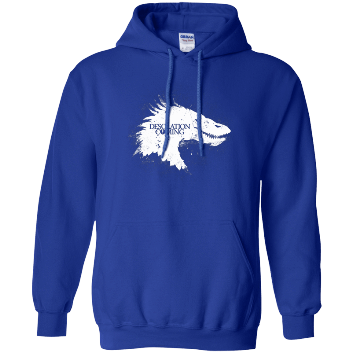 Sweatshirts Royal / Small Desolation is Coming white Pullover Hoodie