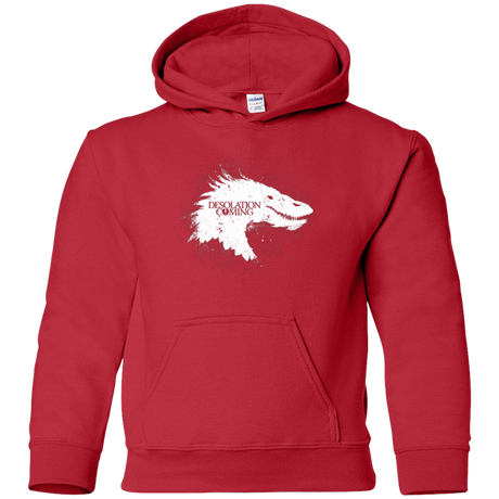 Sweatshirts Red / YS Desolation is Coming white Youth Hoodie