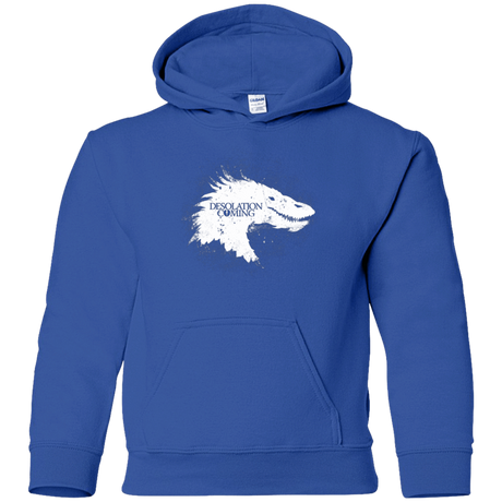 Sweatshirts Royal / YS Desolation is Coming white Youth Hoodie