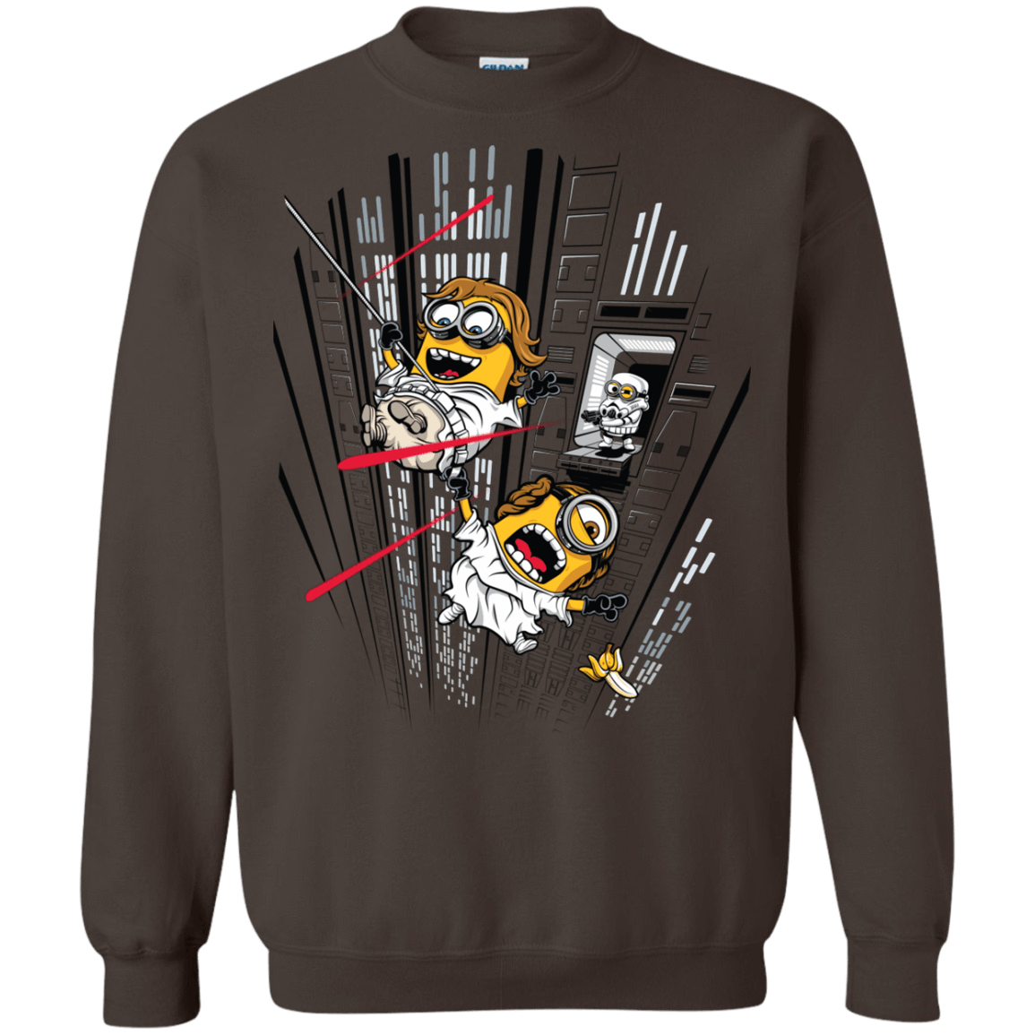 Sweatshirts Dark Chocolate / Small Despicable Escape Crewneck Sweatshirt