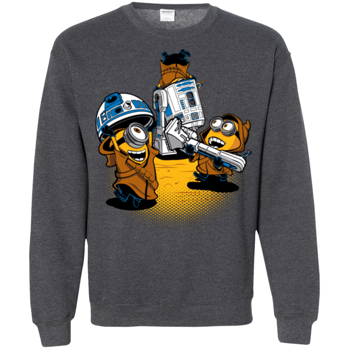 Sweatshirts Dark Heather / Small Despicable Jawas Crewneck Sweatshirt