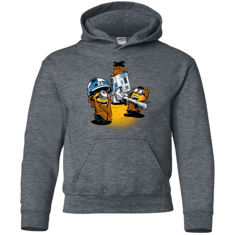 Sweatshirts Dark Heather / YS Despicable Jawas Youth Hoodie