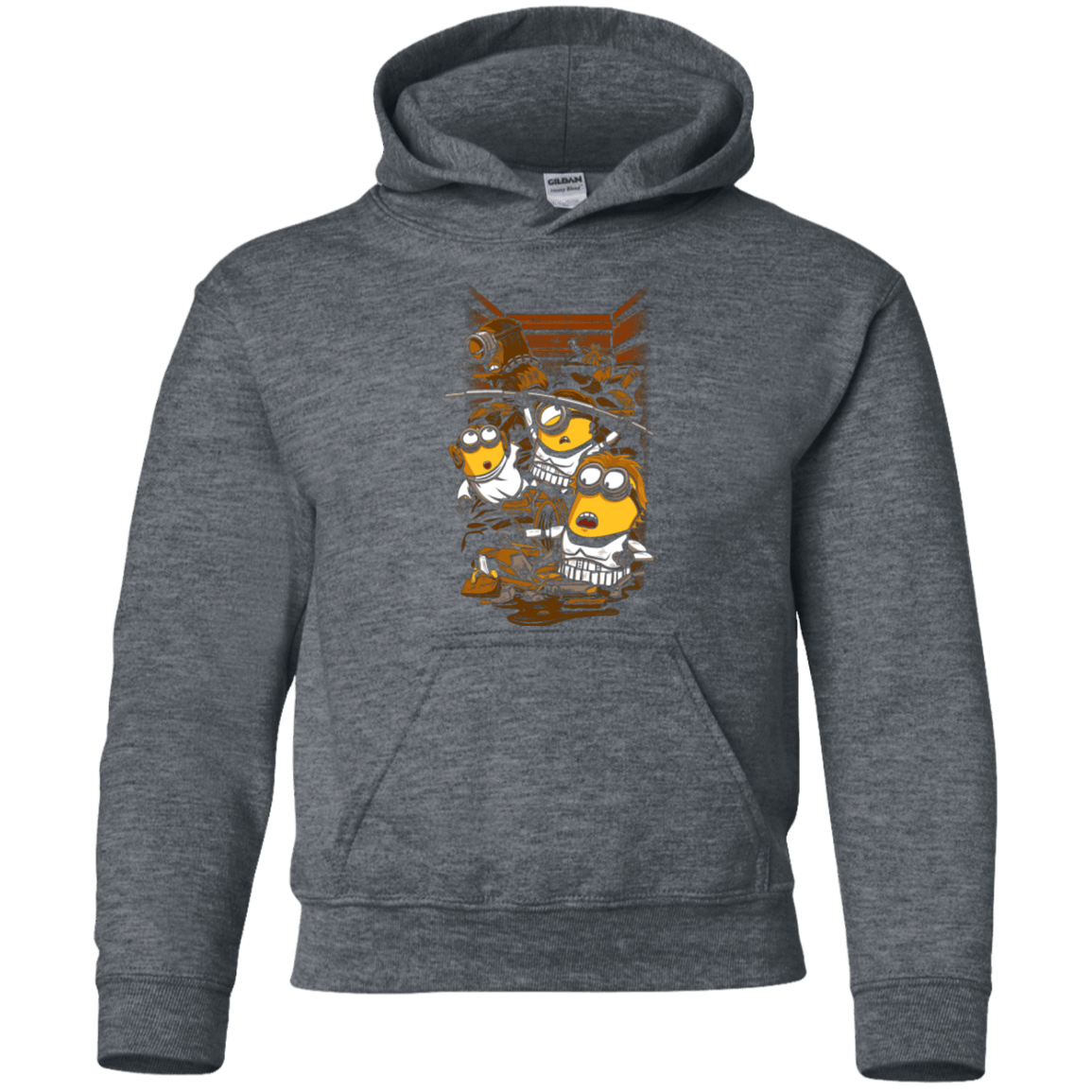 Sweatshirts Dark Heather / YS Despicable Rebels Youth Hoodie