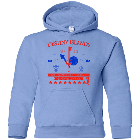 Sweatshirts Carolina Blue / YS Destiny Island Youth Hoodie