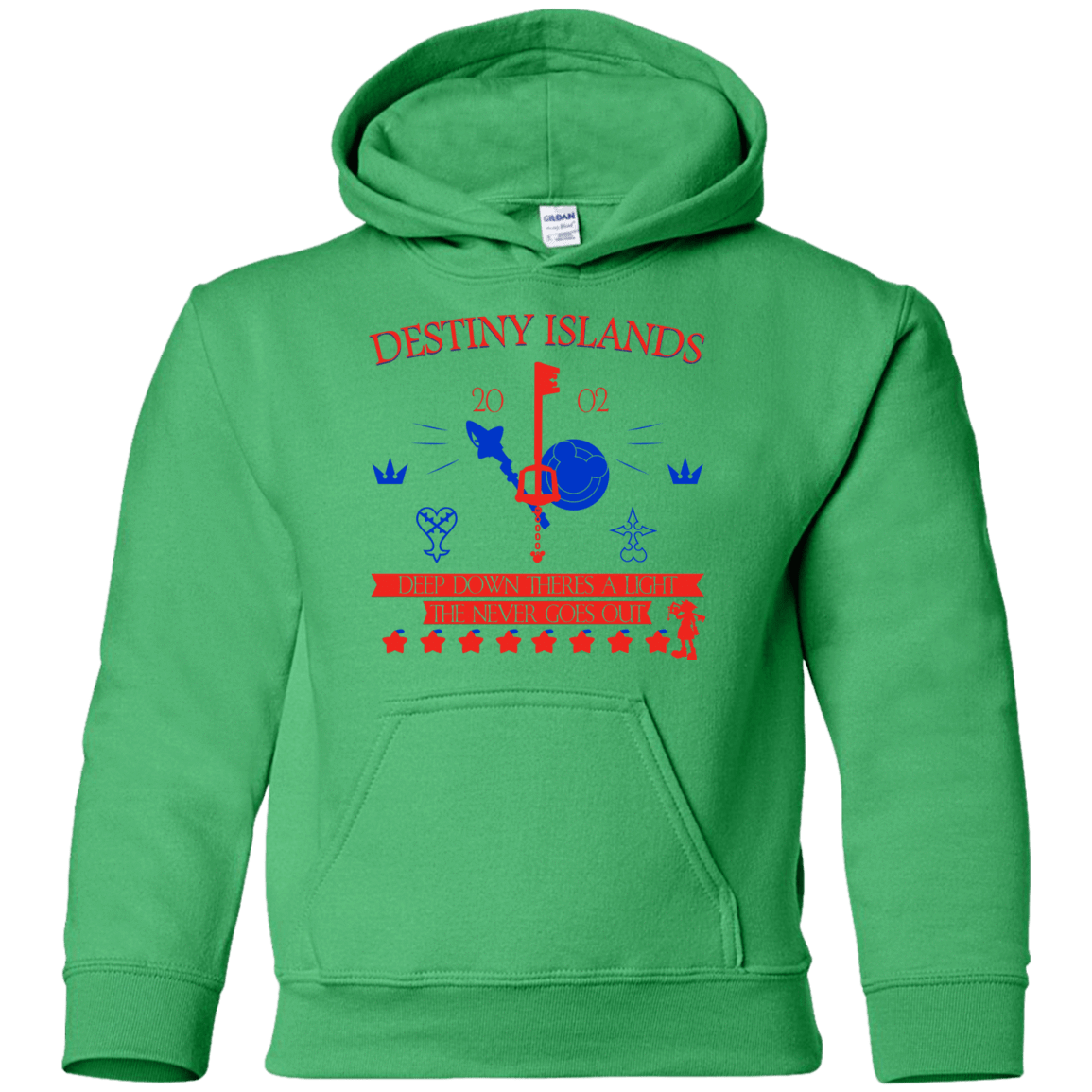 Sweatshirts Irish Green / YS Destiny Island Youth Hoodie